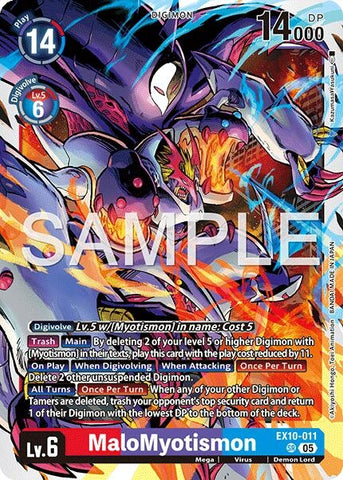 Image for MaloMyotismon (EX10-011 SR) (Sinister Order) - Digimon Card Game