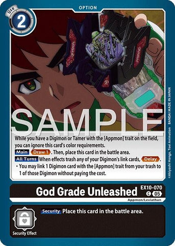 Image for God Grade Unleashed (EX10-070 C) (Sinister Order) - Digimon Card Game