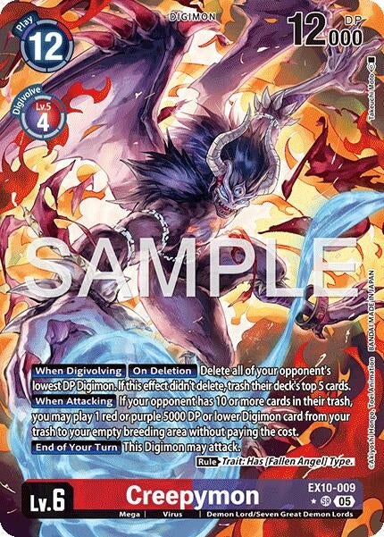 Image for Creepymon (Alternate Art) (EX10-009 SR) (Sinister Order) - Digimon Card Game