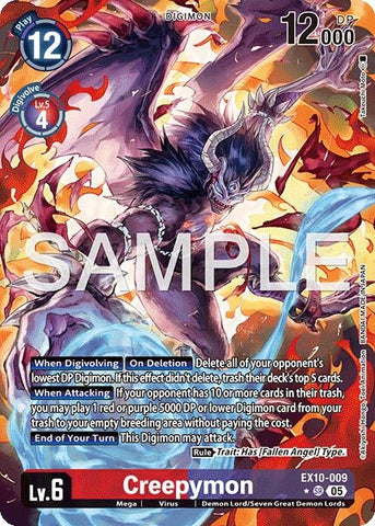 Image for Creepymon (Alternate Art) (EX10-009 SR) (Sinister Order) - Digimon Card Game