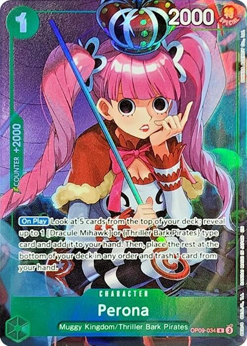 Perona (Illustration Box Vol.4) (OP09-034) [One Piece Promotion Cards]