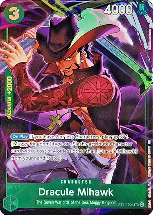 Dracule Mihawk (Illustration Box Vol.4) (ST12-003) [One Piece Promotion Cards]