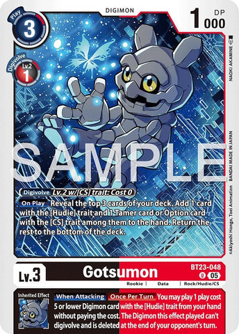 Image for Gotsumon (BT23-048 U) [Hackers' Slumber] - Digimon Card Game