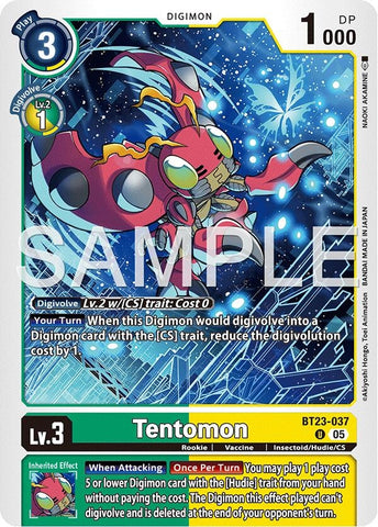 Image for Tentomon (BT23-037 U) [Hackers' Slumber] - Digimon Card Game