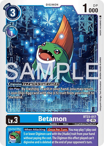 Image for Betamon (BT23-017 U) [Hackers' Slumber] - Digimon Card Game