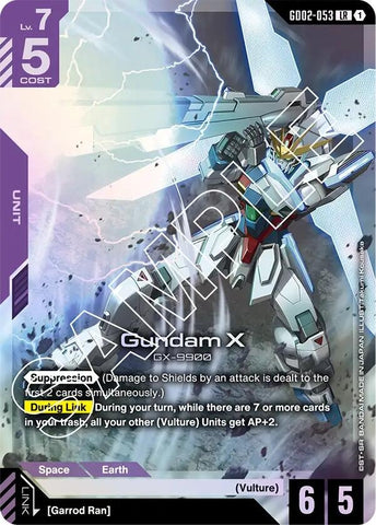 Image for Gundam X (GD02-053) (GD02-053) [Dual Impact] - Gundam Card Game