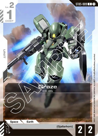 Image for Graze (ST05-009) [Starter Deck 05: Iron Bloom] - Gundam Card Game
