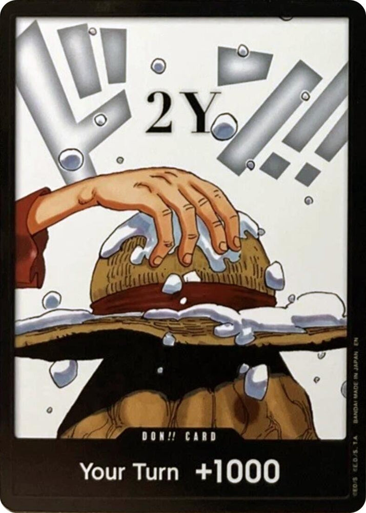 Image for DON!! Card (2Y) (Double Pack Set Vol. 8) (Legacy of the Master) - One Piece Card Game