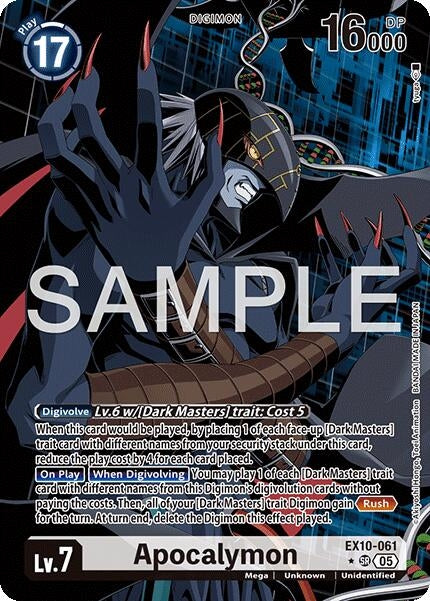Image for Apocalymon (Alternate Art) (EX10-061 SR) (Sinister Order) - Digimon Card Game