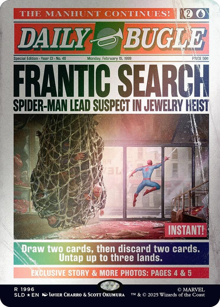 Image for Frantic Search (1996) (Rainbow Foil) (1996) [Secret Lair Drop Series] - Magic: The Gathering