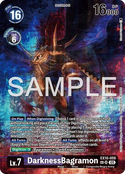 Image for DarknessBagramon (SP) (EX10-059 SR) (Sinister Order) - Digimon Card Game