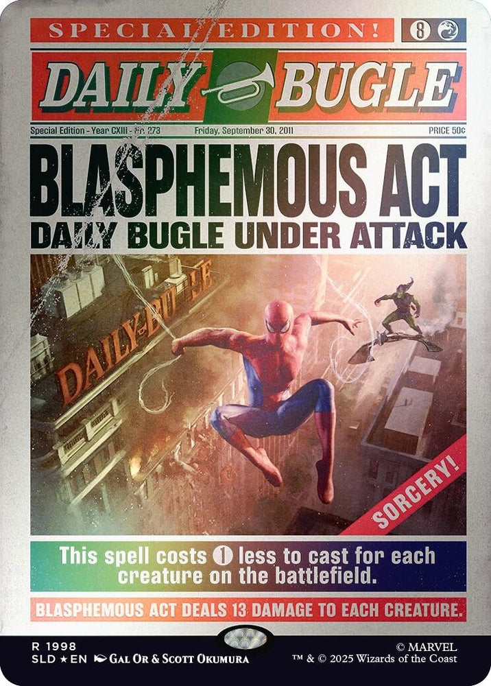 Image for Blasphemous Act (1998) (Rainbow Foil) (1998) [Secret Lair Drop Series] - Magic: The Gathering