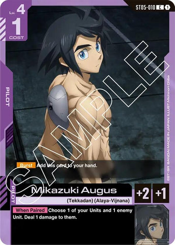 Image for Mikazuki Augus (ST05-010) [Starter Deck 05: Iron Bloom] - Gundam Card Game