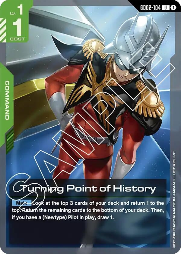 Image for Turning Point of History (GD02-104) [Dual Impact] - Gundam Card Game