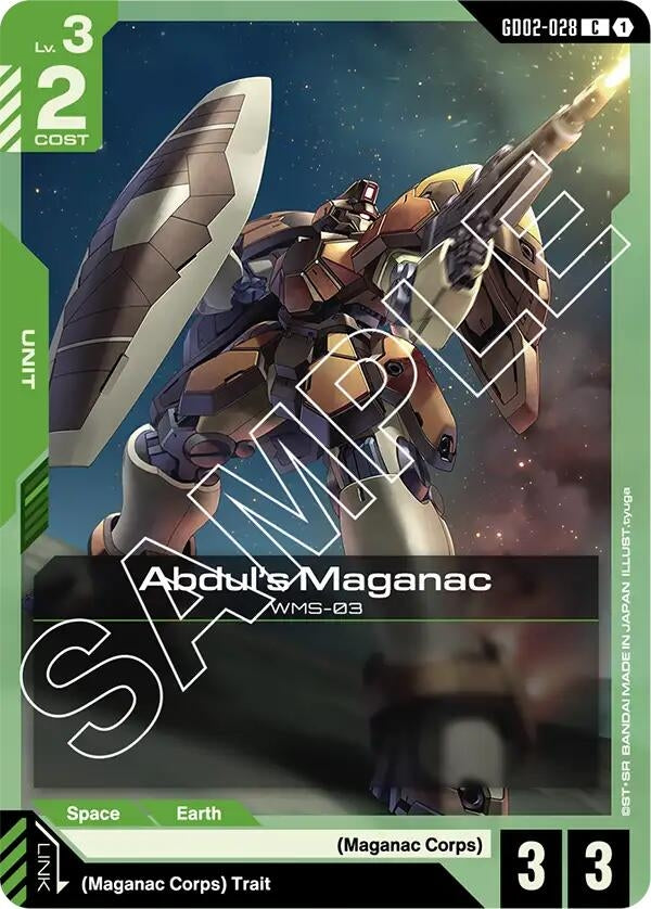 Image for Abdul's Maganac (GD02-028) [Dual Impact] - Gundam Card Game