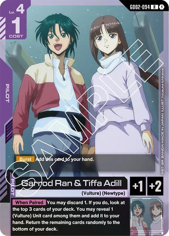 Image for Garrod Ran & Tiffa Adill (GD02-094) [Dual Impact] - Gundam Card Game