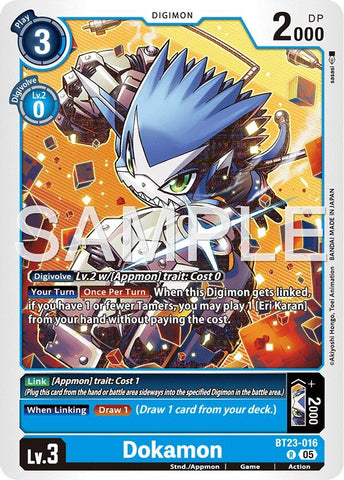Image for Dokamon (BT23-016 R) [Hackers' Slumber] - Digimon Card Game