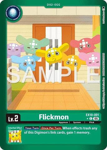 Image for Flickmon (Limited Foil) (EX10-001 C) (Sinister Order) - Digimon Card Game