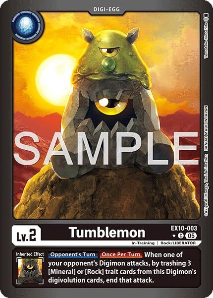Image for Tumblemon (Limited Foil) (EX10-003 C) (Sinister Order) - Digimon Card Game