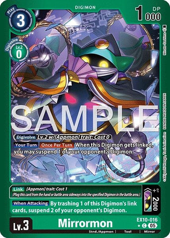 Image for Mirrormon (Limited Foil) (EX10-016 C) (Sinister Order) - Digimon Card Game