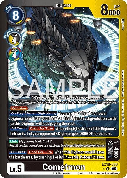 Image for Cometmon (Limited Foil) (EX10-030 U) (Sinister Order) - Digimon Card Game