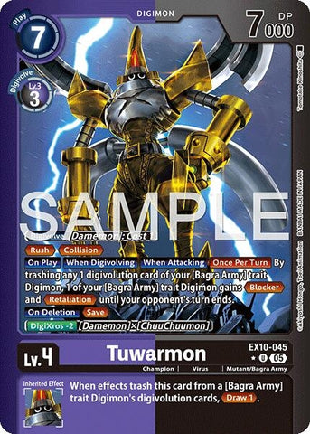 Image for Tuwarmon (Limited Foil) (EX10-045 U) (Sinister Order) - Digimon Card Game