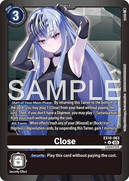 Image for Close (Limited Foil) (EX10-063 U) (Sinister Order) - Digimon Card Game