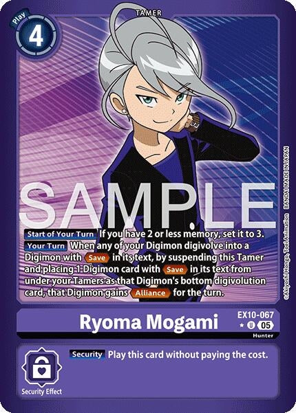 Image for Ryoma Mogami (Limited Foil) (EX10-067 U) (Sinister Order) - Digimon Card Game