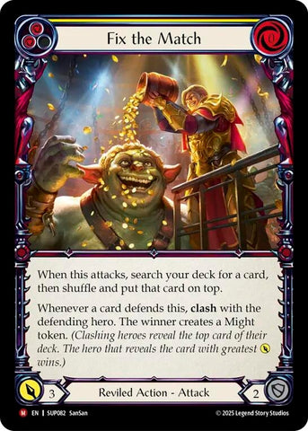 Image for Fix the Match (SUP082) (Super Slam) - Flesh and Blood TCG