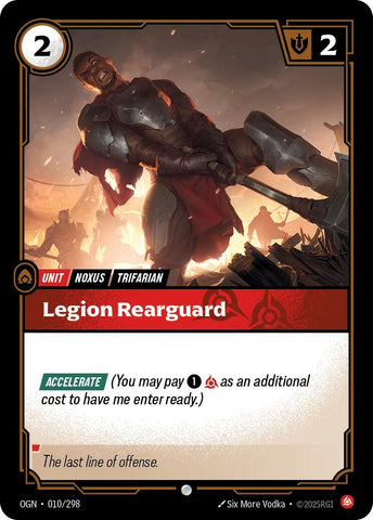 Image for Legion Rearguard (010/298) [Origins] - Riftbound: League of Legends Trading Card Game