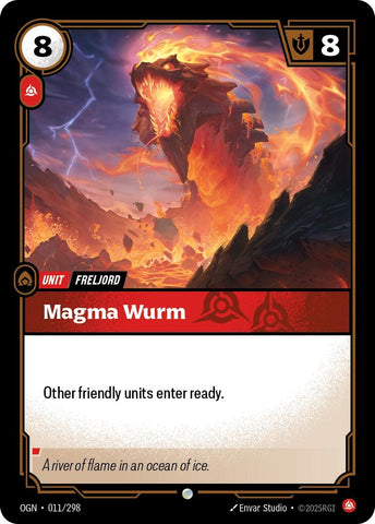 Image for Magma Wurm (011/298) [Origins] - Riftbound: League of Legends Trading Card Game