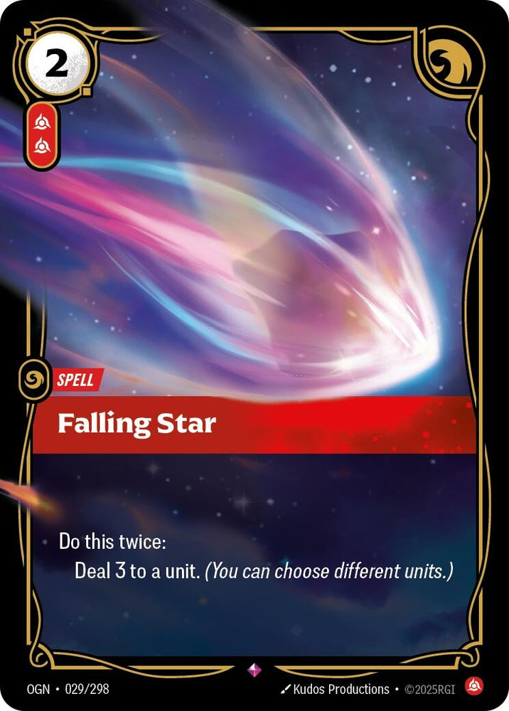 Image for Falling Star (029/298) [Origins] - Riftbound: League of Legends Trading Card Game