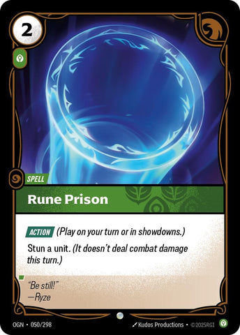 Image for Rune Prison (050/298) [Origins] - Riftbound: League of Legends Trading Card Game