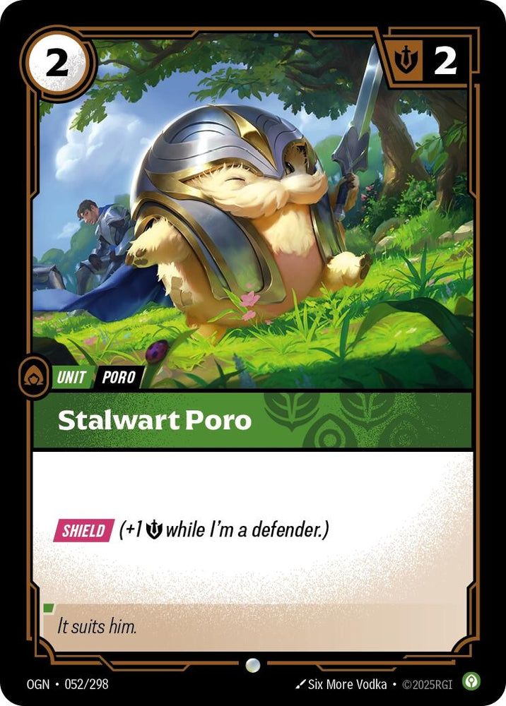 Image for Stalwart Poro (052/298) [Origins] - Riftbound: League of Legends Trading Card Game