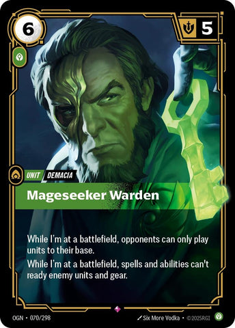 Image for Mageseeker Warden (070/298) [Origins] - Riftbound: League of Legends Trading Card Game