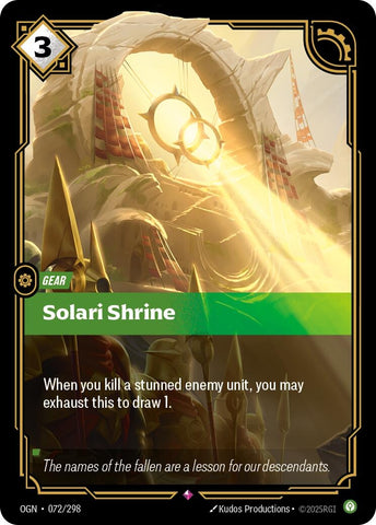 Image for Solari Shrine (072/298) [Origins] - Riftbound: League of Legends Trading Card Game