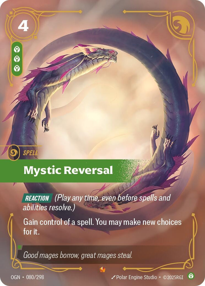 Image for Mystic Reversal (080/298) [Origins] - Riftbound: League of Legends Trading Card Game
