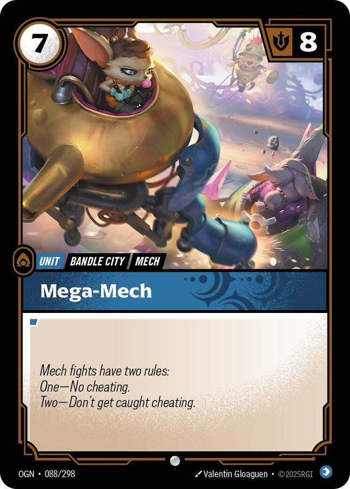 Image for Mega-Mech (088/298) [Origins] - Riftbound: League of Legends Trading Card Game