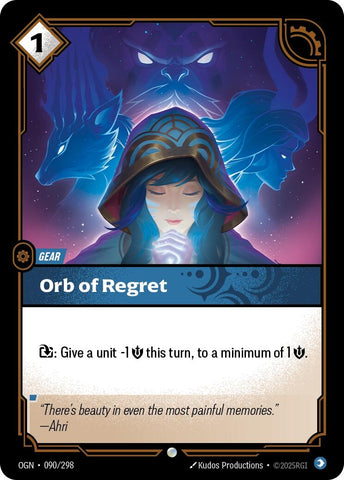 Image for Orb of Regret (090/298) [Origins] - Riftbound: League of Legends Trading Card Game