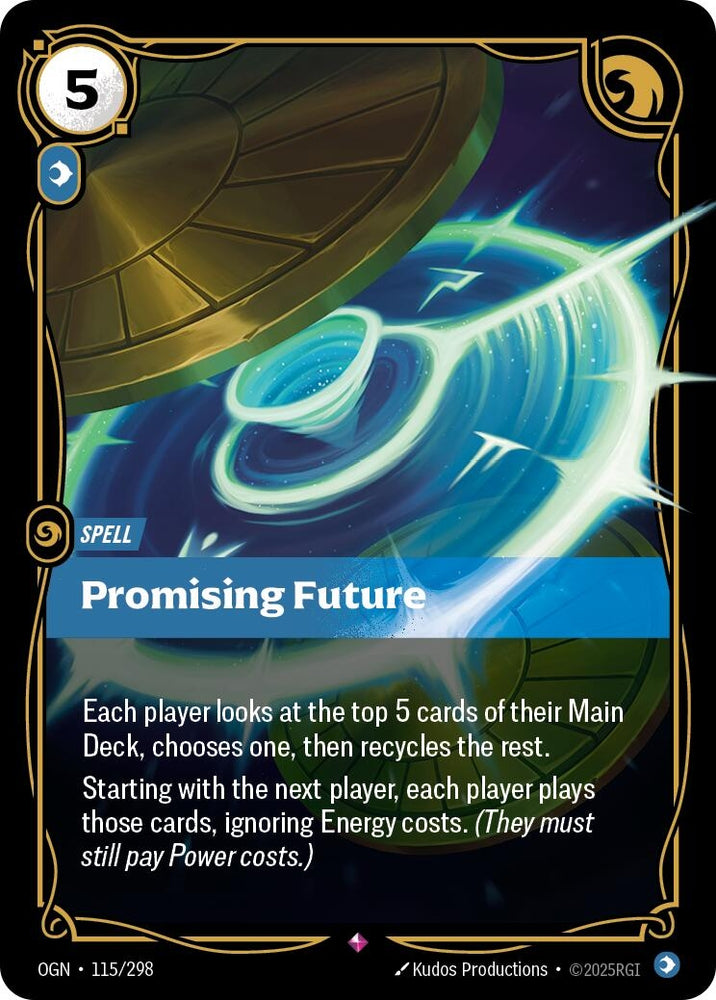 Image for Promising Future (115/298) [Origins] - Riftbound: League of Legends Trading Card Game