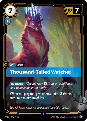 Image for Thousand-Tailed Watcher (116/298) [Origins] - Riftbound: League of Legends Trading Card Game