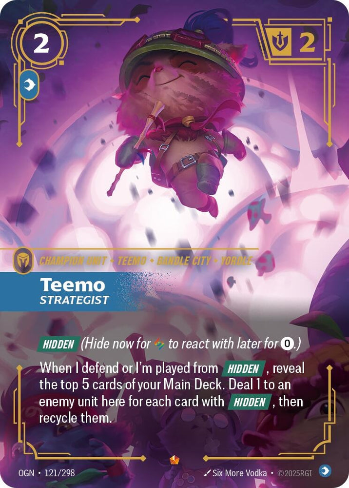 Image for Teemo - Strategist (121/298) [Origins] - Riftbound: League of Legends Trading Card Game