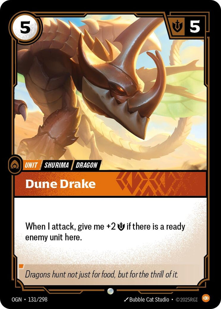 Image for Dune Drake (131/298) [Origins] - Riftbound: League of Legends Trading Card Game