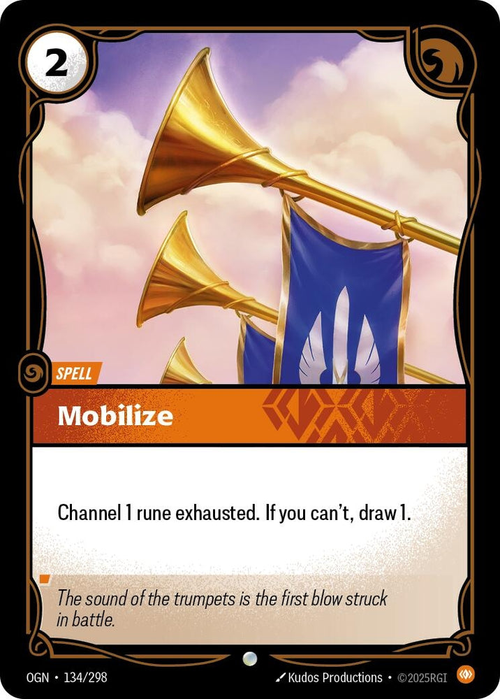 Image for Mobilize (134/298) [Origins] - Riftbound: League of Legends Trading Card Game
