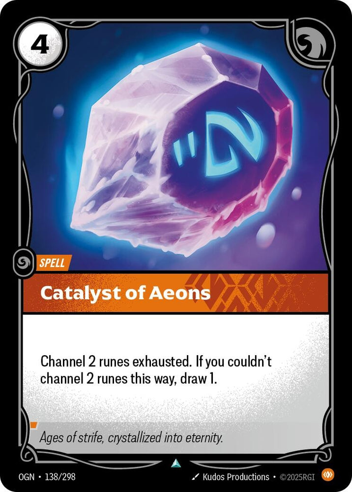 Image for Catalyst of Aeons (138/298) [Origins] - Riftbound: League of Legends Trading Card Game