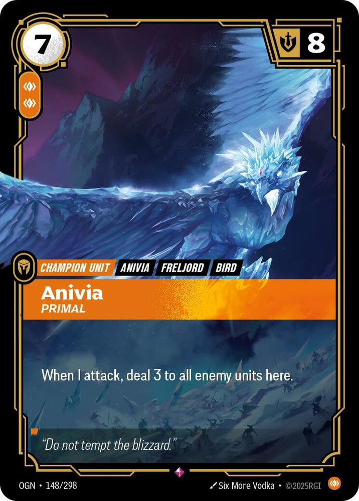 Image for Anivia - Primal (148/298) [Origins] - Riftbound: League of Legends Trading Card Game
