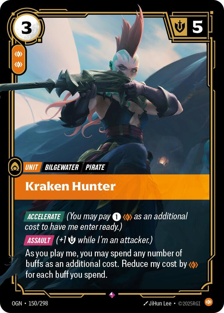 Image for Kraken Hunter (150/298) [Origins] - Riftbound: League of Legends Trading Card Game