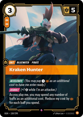 Image for Kraken Hunter (150/298) [Origins] - Riftbound: League of Legends Trading Card Game