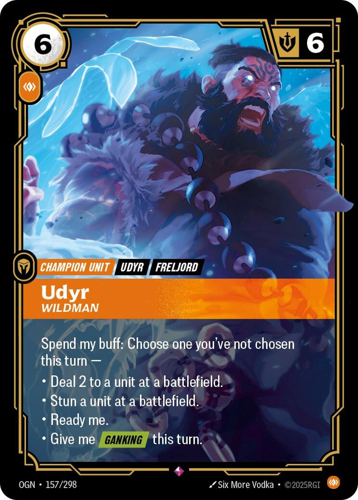 Image for Udyr - Wildman (157/298) [Origins] - Riftbound: League of Legends Trading Card Game