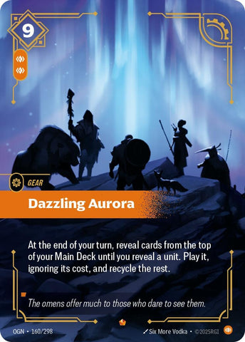 Image for Dazzling Aurora (160/298) [Origins] - Riftbound: League of Legends Trading Card Game
